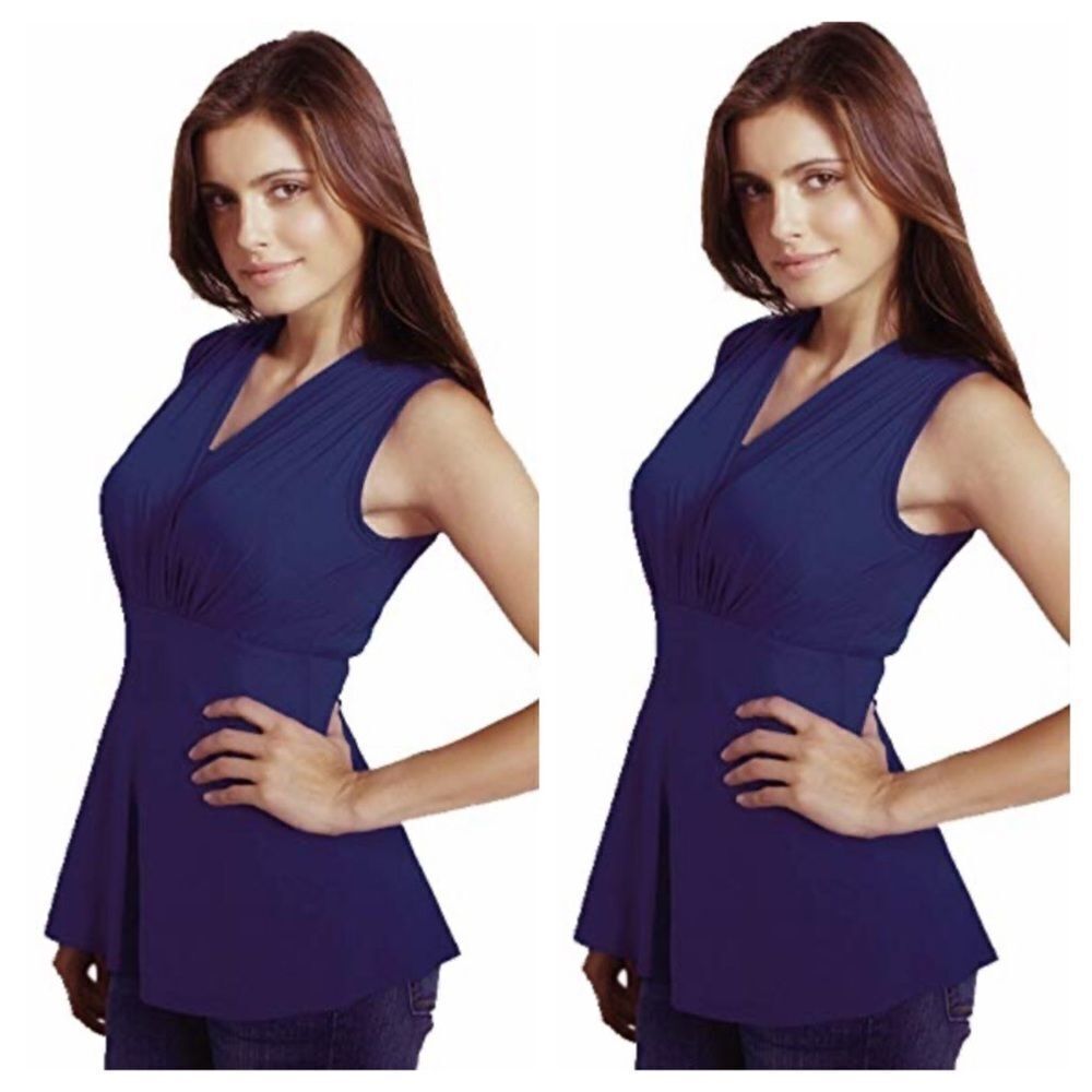 Maternal America Navy Tank Top Sz XS